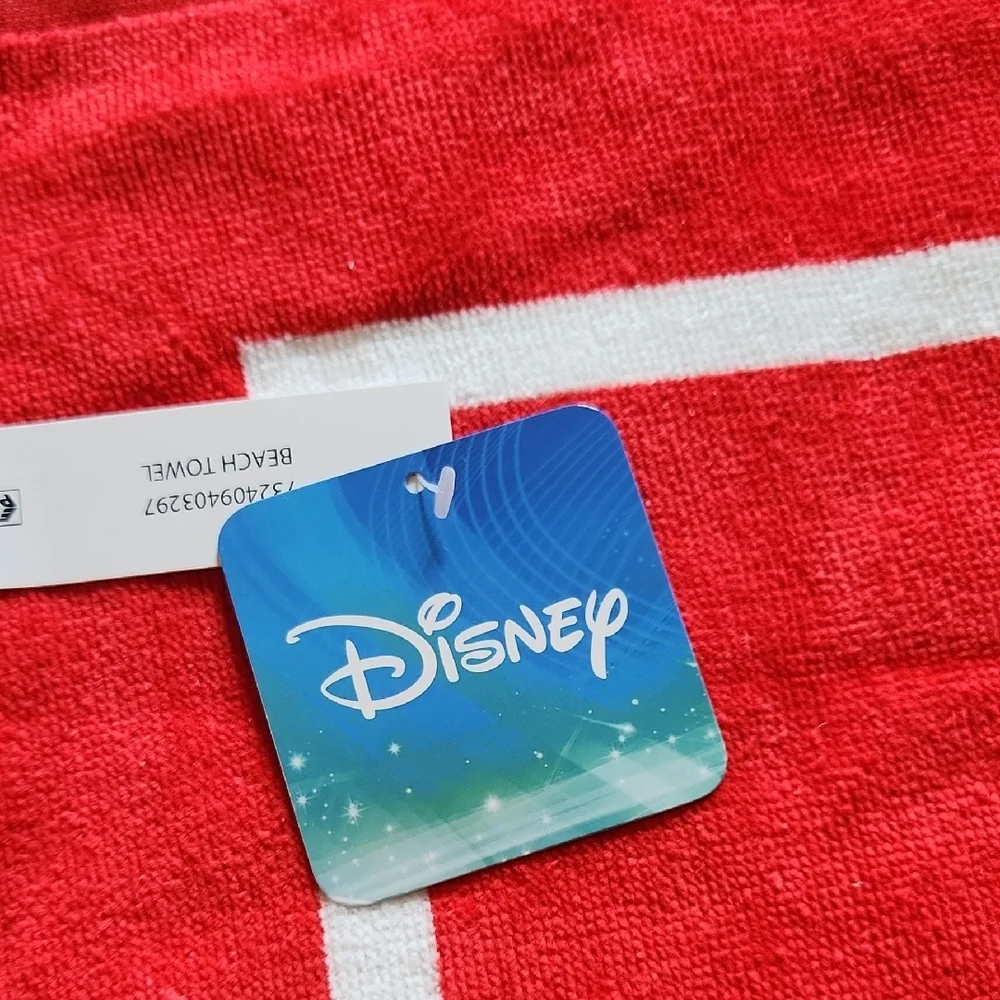 Disney Red and Yellow Mickey Mouse Towel